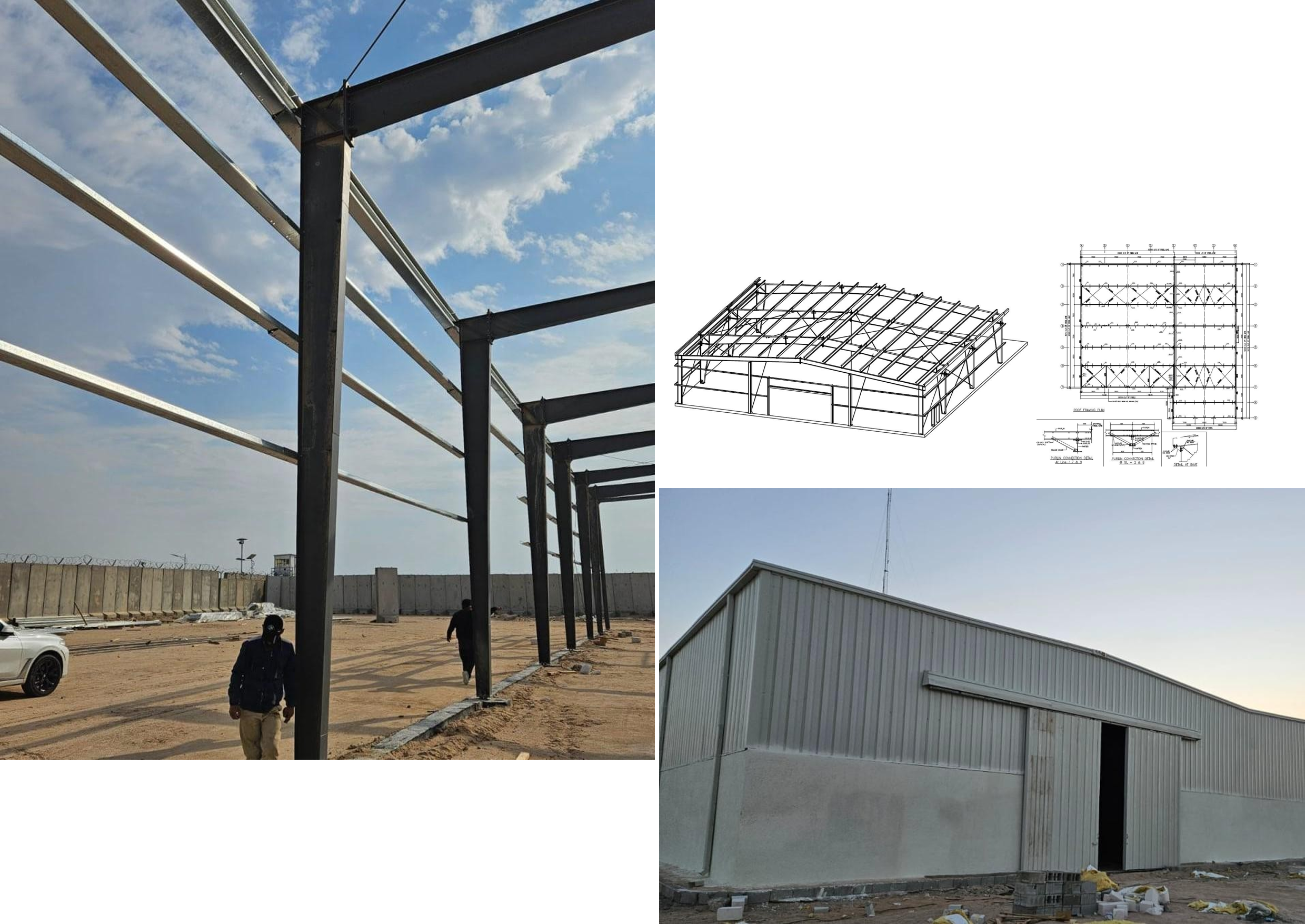 Steel Warehouse for Industrial Gas Factory